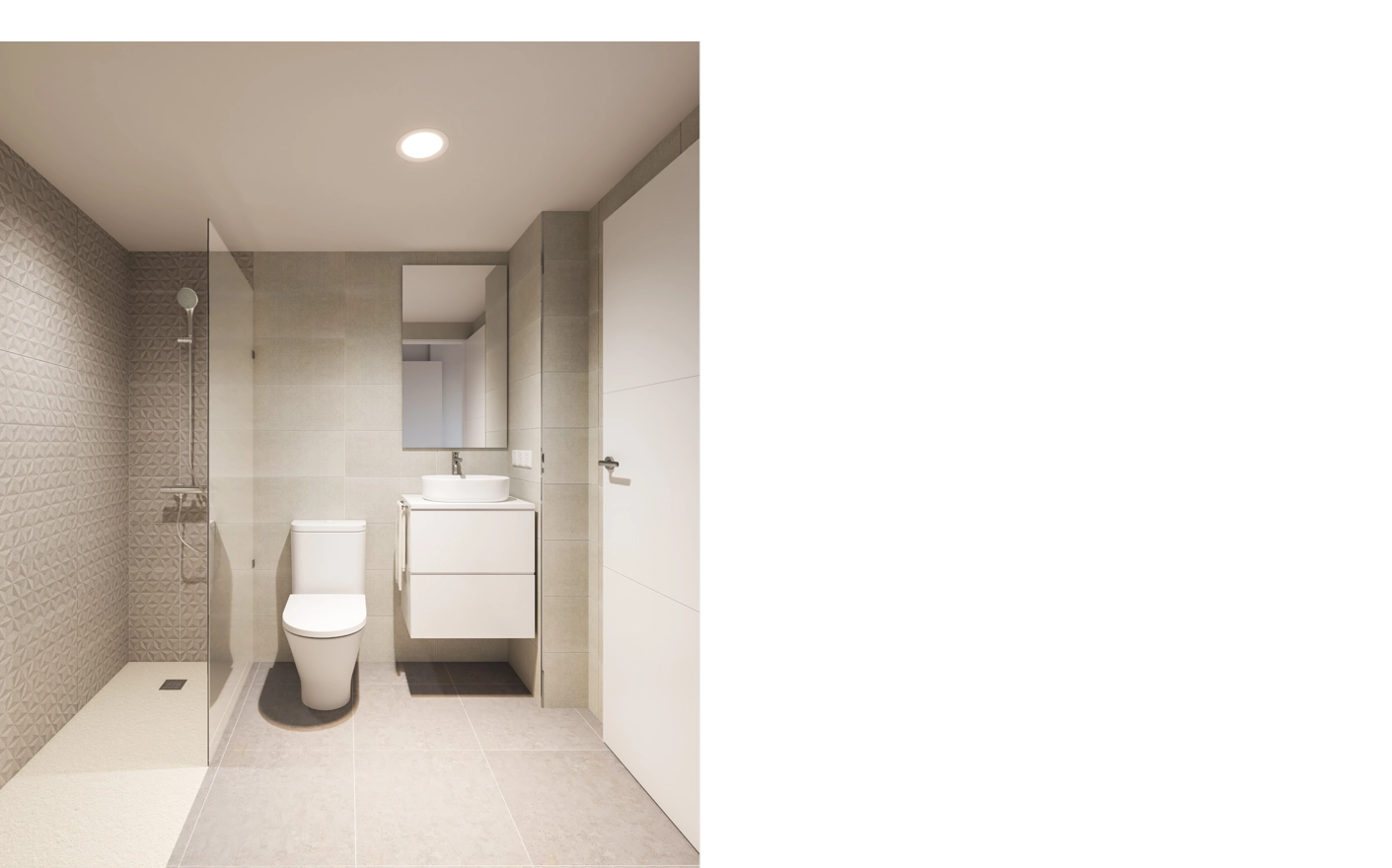 Snygga badrum med högkvalitativa material och moderna inredningsdetaljer.