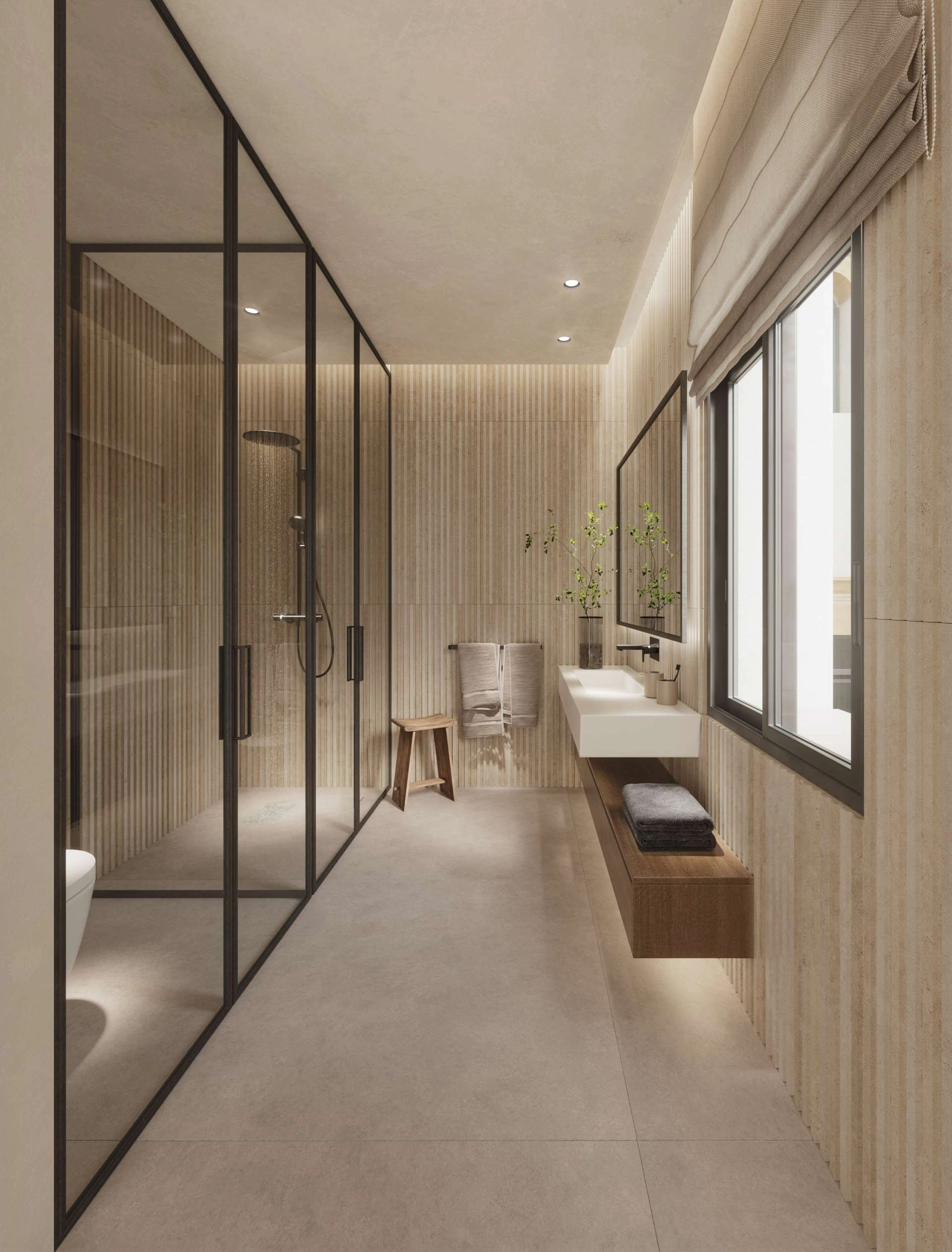 Moderna badrum är utrustade med förstklassiga armaturer och inredning för en spa-liknande upplevelse hemma.