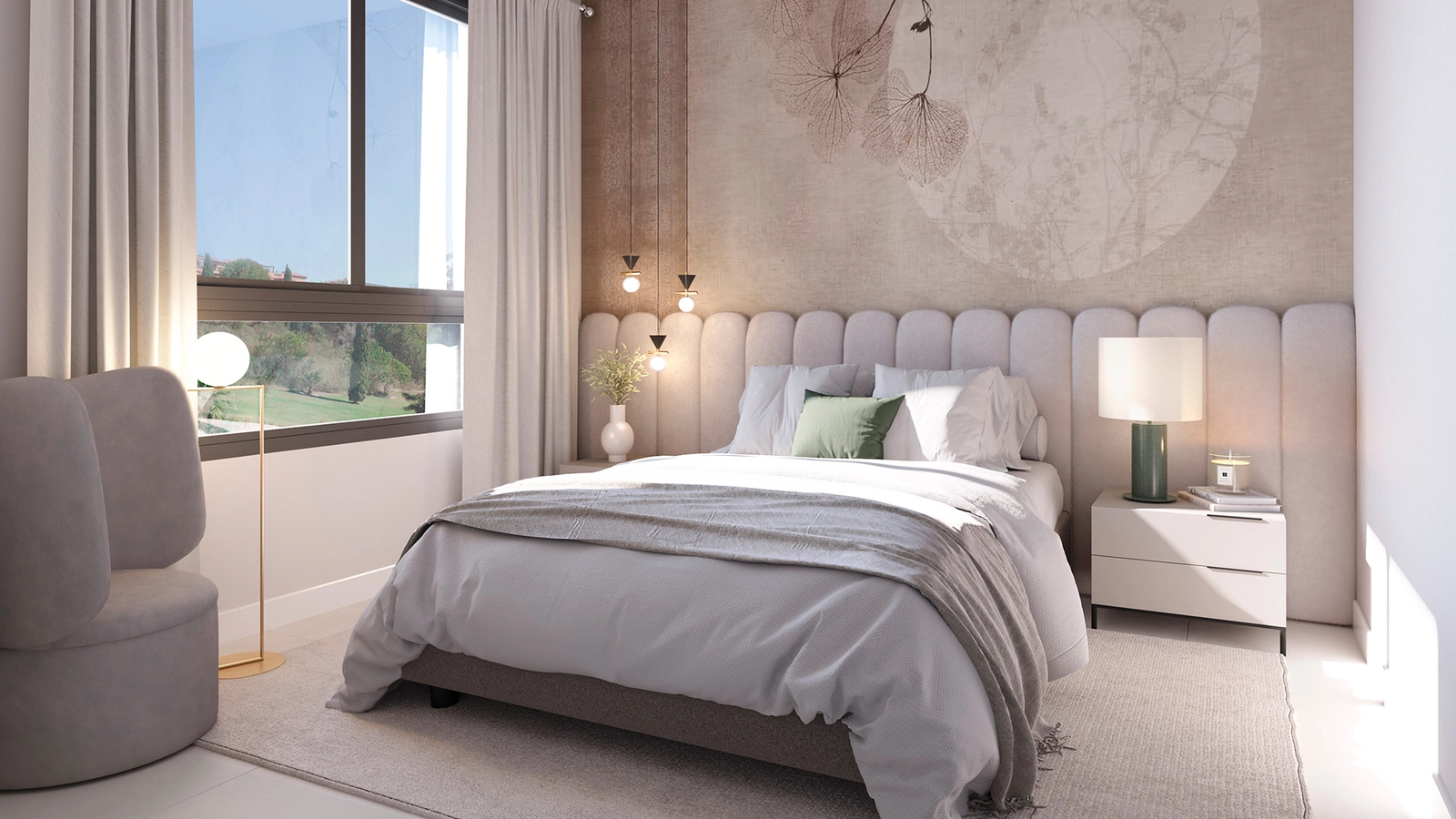 Eleganta sovrum är designade som fridfulla fristäder, med gott om naturligt ljus och kvalitetsytor.