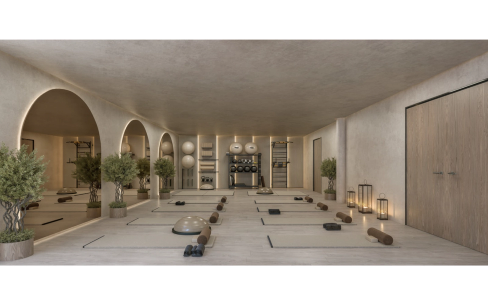 En dedikerad plats för yoga och meditation, för lugn och avkoppling.