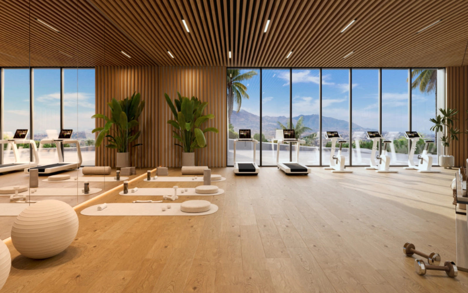 Generösa privata terrasser är den perfekta platsen för att njuta av Costa del Sols exceptionella klimat och underbara vyer.