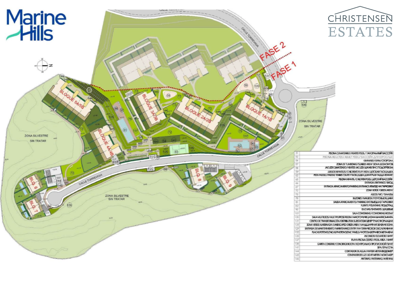 Detaljplanen illustrerar områdets genomtänkta utformning, integrerad i det naturliga landskapet för att maximera utsikt och avskildhet.