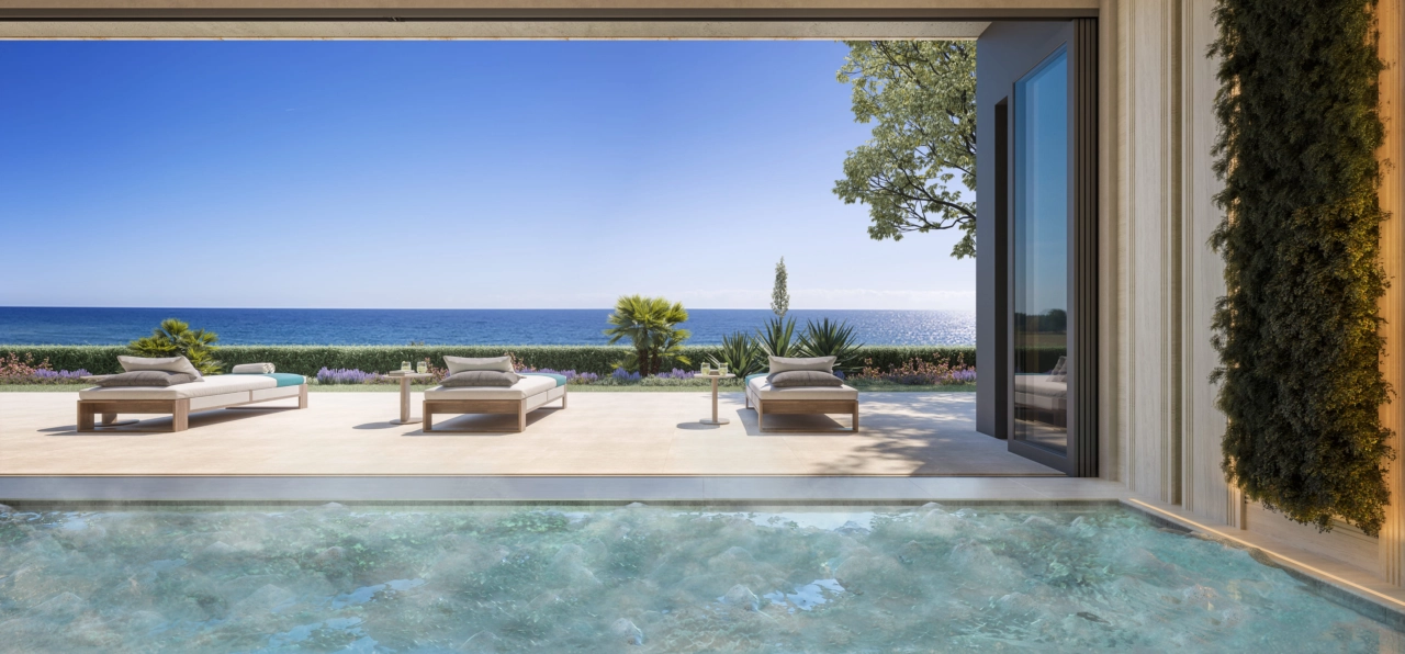 Koppla av och föryngra dig i den exklusiva spa-anläggningen för boende, som öppnar upp mot en lugn solterrass.