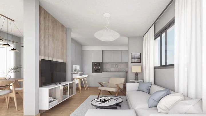 Ett exempel på en stilfull sällskapsyta som visar interiördesignens mångsidighet.