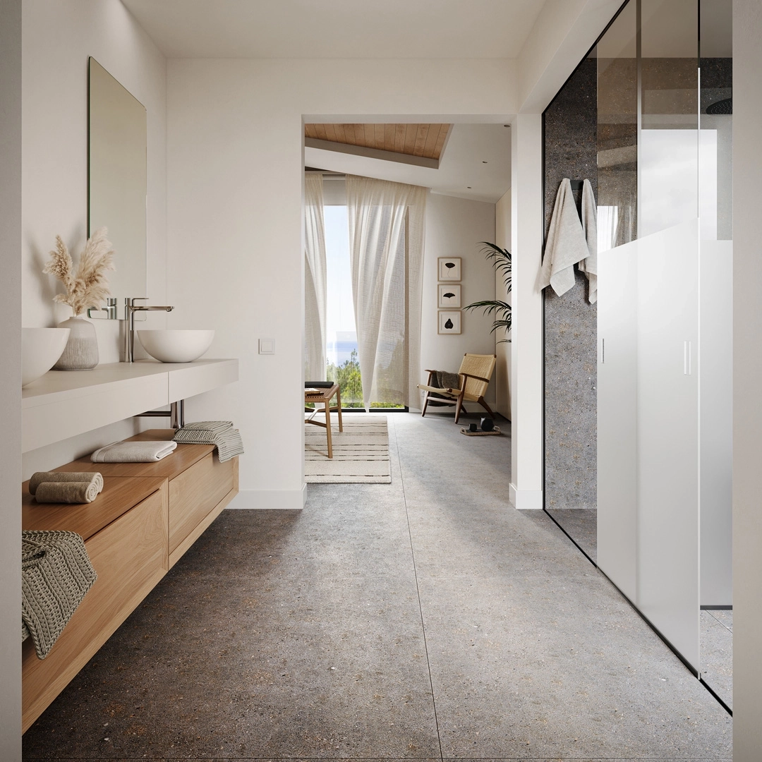 Eleganta och moderna badrum utrustade med högkvalitativa inredningsdetaljer och finish för en spa-liknande upplevelse hemma.