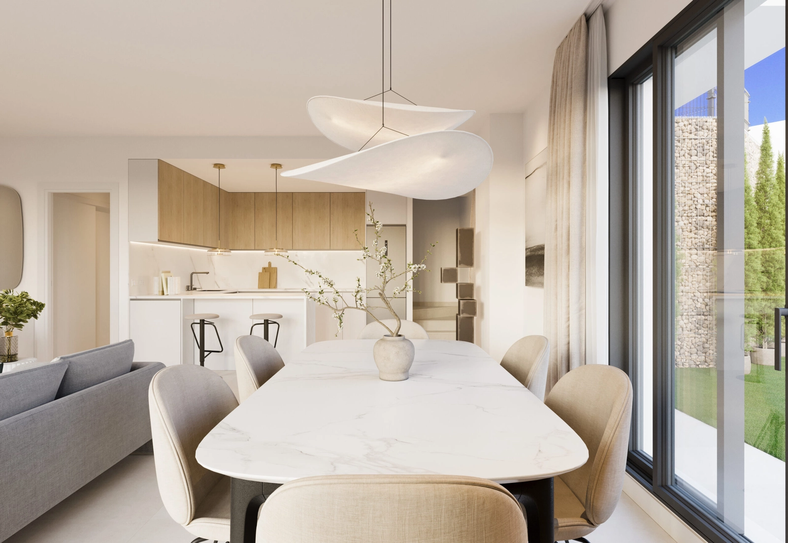 Den eleganta matplatsen är perfekt för att dela måltider med familj och vänner.