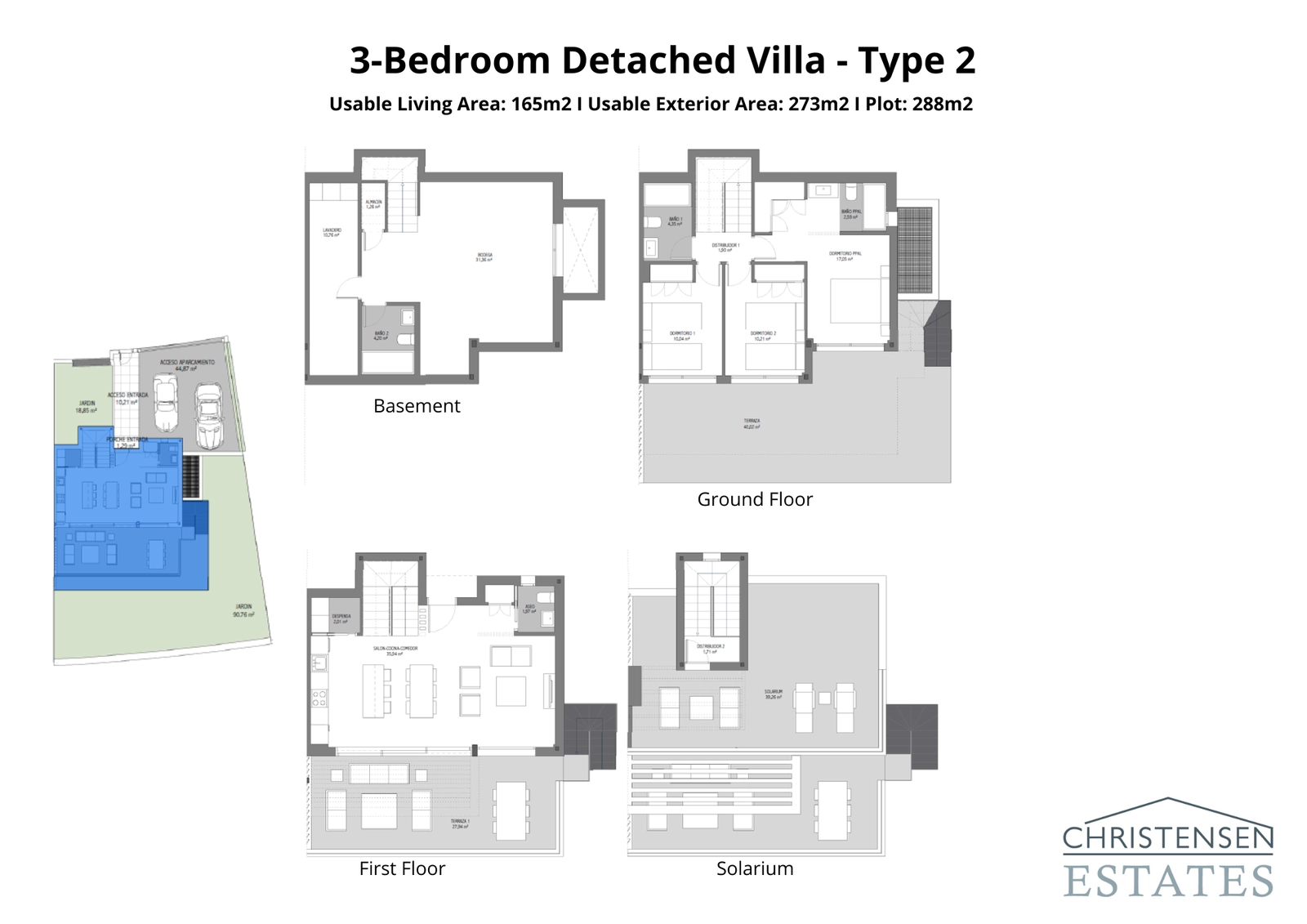 Upptäck en funktionell planlösning som maximerar utrymme och ljus, med tre bekväma sovrum, en generös terrass och en mångsidig källarvåning.