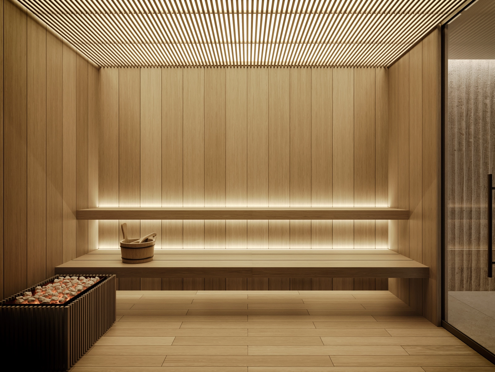 En lugn bastu erbjuder den perfekta platsen att koppla av och föryngra sig.