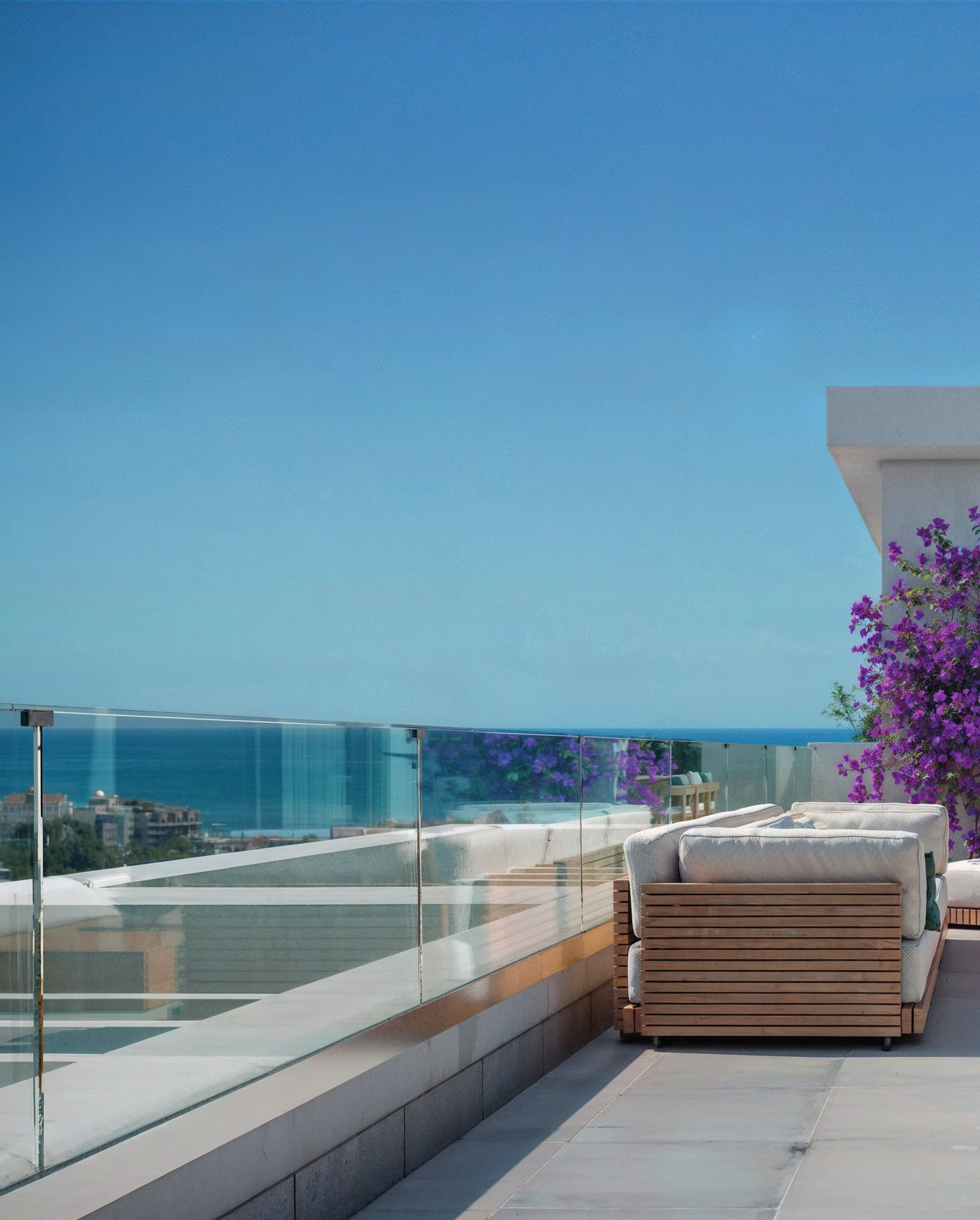 Lägenheterna är designade för att maximera utsikten och det naturliga ljuset.